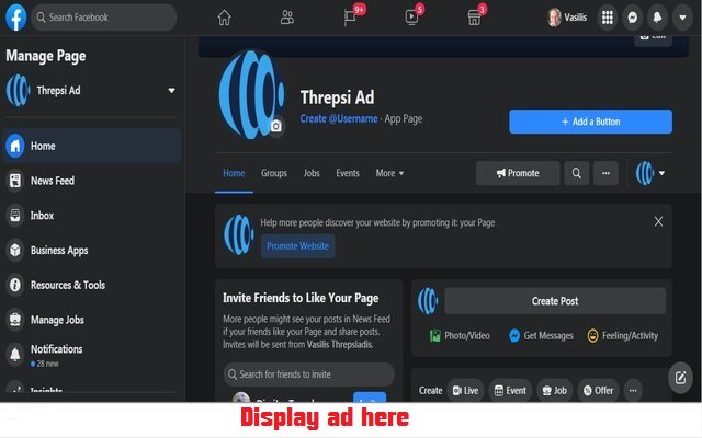 Threpsi Ad จาก Chrome เว็บสโตร์ที่จะใช้งานร่วมกับ OffiDocs Chromium ทางออนไลน์
