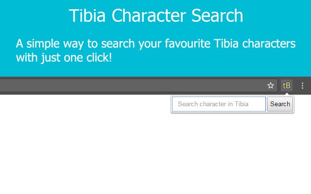 Tibia Character Search dal Chrome Web Store da eseguire con OffiDocs Chromium online