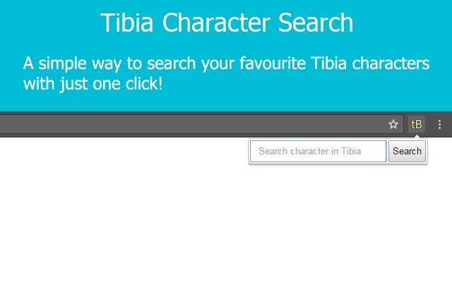 Tibia Character Search من متجر Chrome الإلكتروني ليتم تشغيله باستخدام OffiDocs Chromium عبر الإنترنت