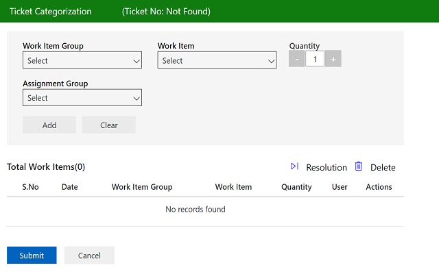 Ticketing Tool Extension UAT  from Chrome web store to be run with OffiDocs Chromium online