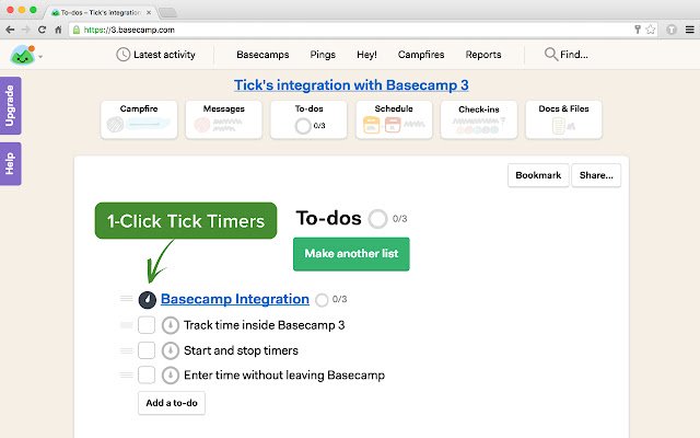 Chrome ウェブストアからの Tick Time Tracking を OffiDocs Chromium オンラインで実行