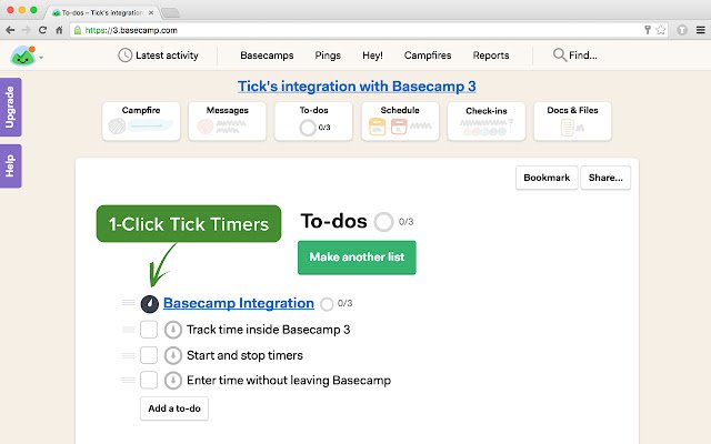 Tick Time Tracking  from Chrome web store to be run with OffiDocs Chromium online