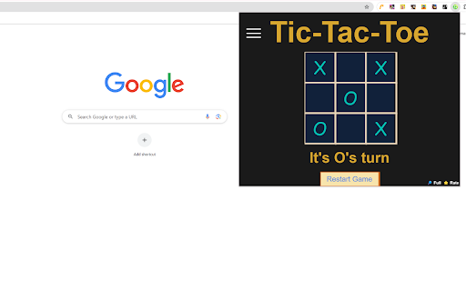 Tic Tac Toe Unblocked  from Chrome web store to be run with OffiDocs Chromium online