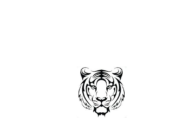 Tiger painted  from Chrome web store to be run with OffiDocs Chromium online