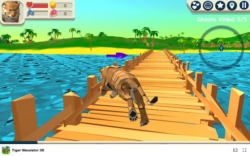 Tiger Simulator 3D Game Hunt, gather, and feed your family in the jungle!  from Chrome web store to be run with OffiDocs Chromium online