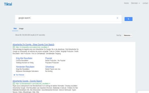 Tiktal.nl  from Chrome web store to be run with OffiDocs Chromium online