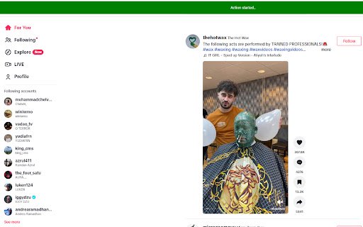 tiktokautofollower  from Chrome web store to be run with OffiDocs Chromium online