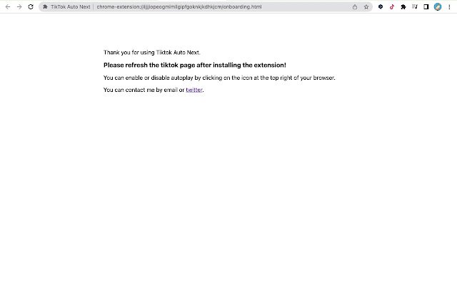 TikTok Auto Next  from Chrome web store to be run with OffiDocs Chromium online