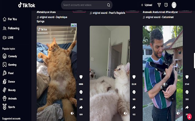 Tiktok Darkmode + Multi Column mula sa Chrome web store na tatakbo sa OffiDocs Chromium online