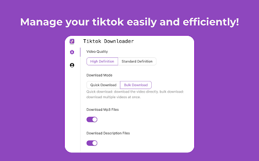 Tiktok Downloader|Video,MP3 download,remove watermarks  from Chrome web store to be run with OffiDocs Chromium online