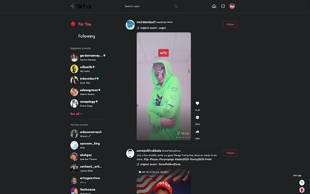 OffiDocs Chromium 온라인에서 실행되는 Chrome 웹 스토어의 TikTok 게임패드