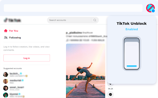 TikTok unban ban pass  from Chrome web store to be run with OffiDocs Chromium online