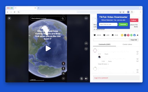 TikTok Video Downloader – Download Videos Without Watermark  from Chrome web store to be run with OffiDocs Chromium online