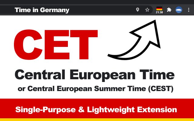 يتم تشغيل الوقت في ألمانيا من متجر Chrome الإلكتروني مع OffiDocs Chromium عبر الإنترنت