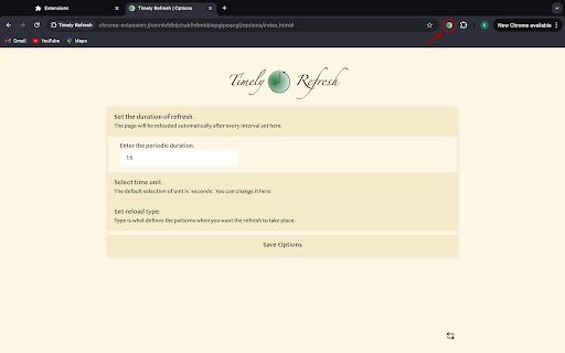 Timely Refresh  from Chrome web store to be run with OffiDocs Chromium online