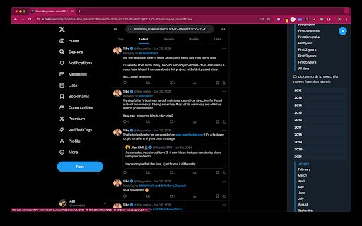 Time Machine X  from Chrome web store to be run with OffiDocs Chromium online