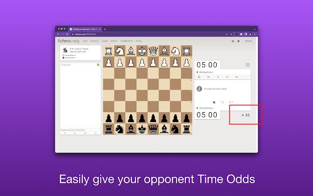 Time Odds For Lichess  from Chrome web store to be run with OffiDocs Chromium online
