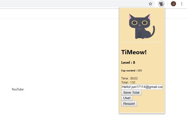 Timeow จาก Chrome เว็บสโตร์ที่จะรันด้วย OffiDocs Chromium ทางออนไลน์