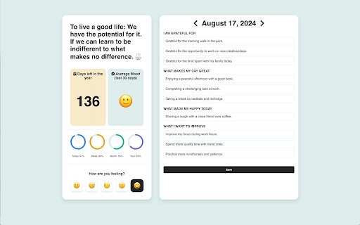 Time Progress Bar  Journal  from Chrome web store to be run with OffiDocs Chromium online