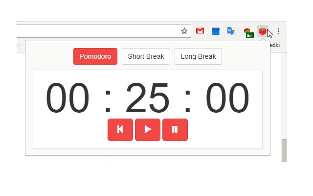 Timer  from Chrome web store to be run with OffiDocs Chromium online