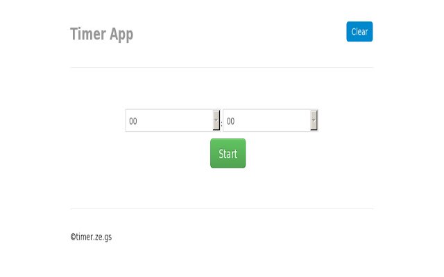 ক্রোম ওয়েব স্টোর থেকে timer.ze.gs OffiDocs Chromium অনলাইনে চালানো হবে