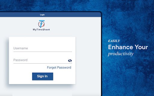 TimeSheet  from Chrome web store to be run with OffiDocs Chromium online