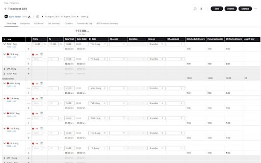 Timesheet Enhancer for UKG Ready  from Chrome web store to be run with OffiDocs Chromium online