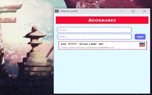 Time to Work  from Chrome web store to be run with OffiDocs Chromium online