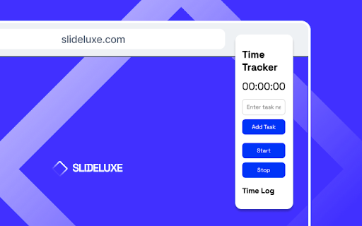 Time Tracker by slideluxe.com  from Chrome web store to be run with OffiDocs Chromium online