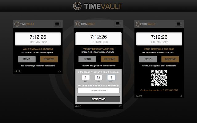 Timevault  from Chrome web store to be run with OffiDocs Chromium online