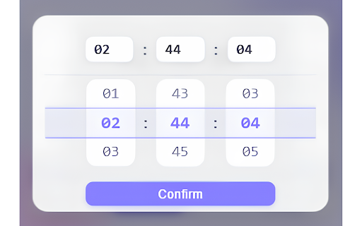 Tiny Delay Timer  from Chrome web store to be run with OffiDocs Chromium online
