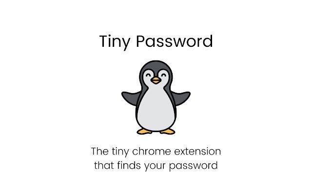 Tiny Password da Chrome Web Store para ser executada com OffiDocs Chromium online