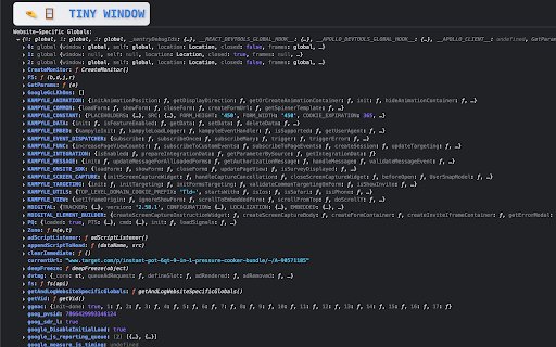 Tiny Window from Chrome web store to be run with OffiDocs Chromium online Tiny Window from Chrome web store to be run with OffiDocs Chromium online