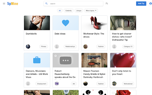 TipMine  from Chrome web store to be run with OffiDocs Chromium online