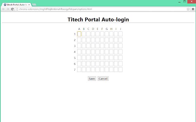 Titech Portal Connexion automatique à partir de la boutique en ligne Chrome à exécuter avec OffiDocs Chromium en ligne