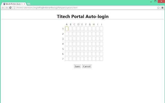 OffiDocs Chromiumオンラインで実行するChrome WebストアからのTitechポータル自動ログイン