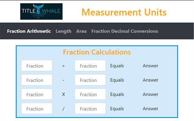 Title Whale Unit Conversion  from Chrome web store to be run with OffiDocs Chromium online