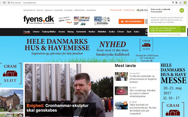 Tjek Mediet  from Chrome web store to be run with OffiDocs Chromium online