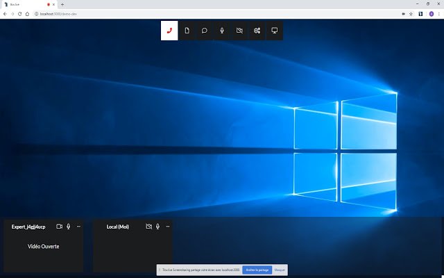 tkw.live Pagbabahagi ng Screen mula sa Chrome web store na tatakbo sa OffiDocs Chromium online