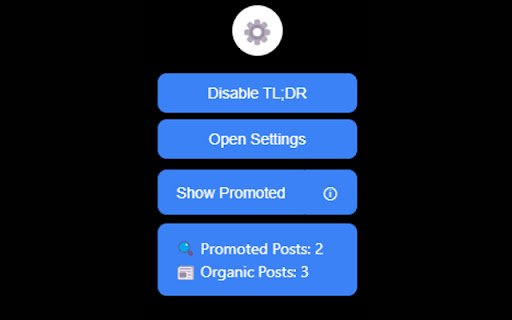 TLDRON  from Chrome web store to be run with OffiDocs Chromium online
