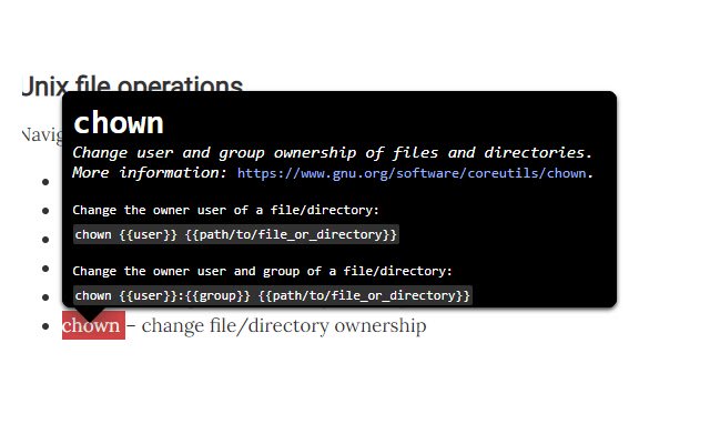 OffiDocs Chromium 온라인으로 실행되는 Chrome 웹 스토어의 tldr 페이지