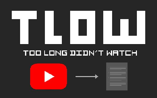 TLDW Too Long Didnt Watch  from Chrome web store to be run with OffiDocs Chromium online