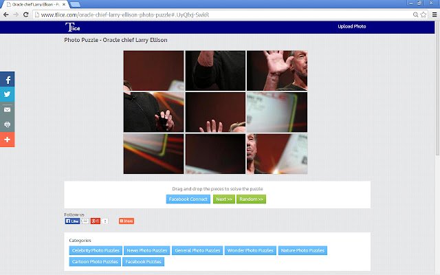 Tlice Photo Puzzle  from Chrome web store to be run with OffiDocs Chromium online
