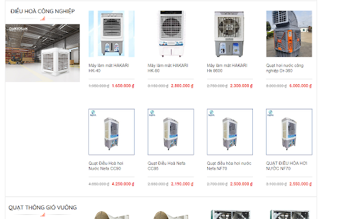 Tổng Kho Quạt Công Nghiệp Nam Vũ  from Chrome web store to be run with OffiDocs Chromium online