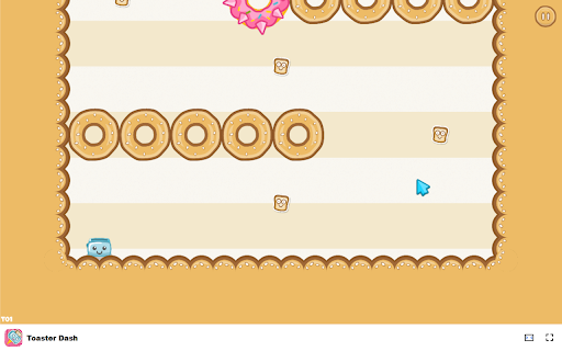 Toaster Dash Game Can you conquer over 30 creative levels?  from Chrome web store to be run with OffiDocs Chromium online
