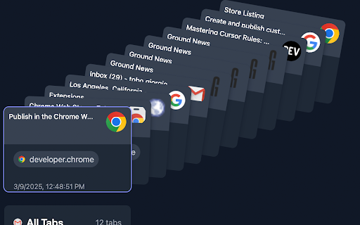 Tobos Tab Tender  from Chrome web store to be run with OffiDocs Chromium online