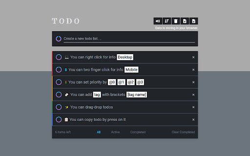 TodoApp  from Chrome web store to be run with OffiDocs Chromium online