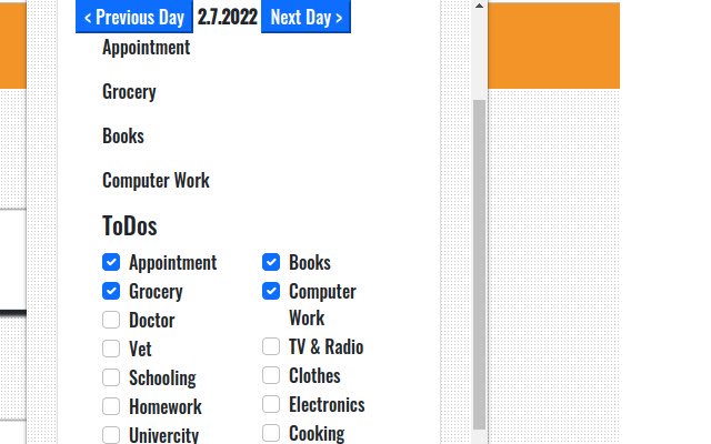 ToDo Checklist  from Chrome web store to be run with OffiDocs Chromium online