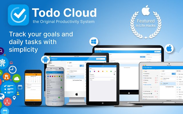 Chrome ウェブストアの Todo Cloud を OffiDocs Chromium オンラインで実行