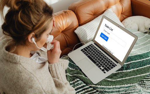 Todo Extension  from Chrome web store to be run with OffiDocs Chromium online